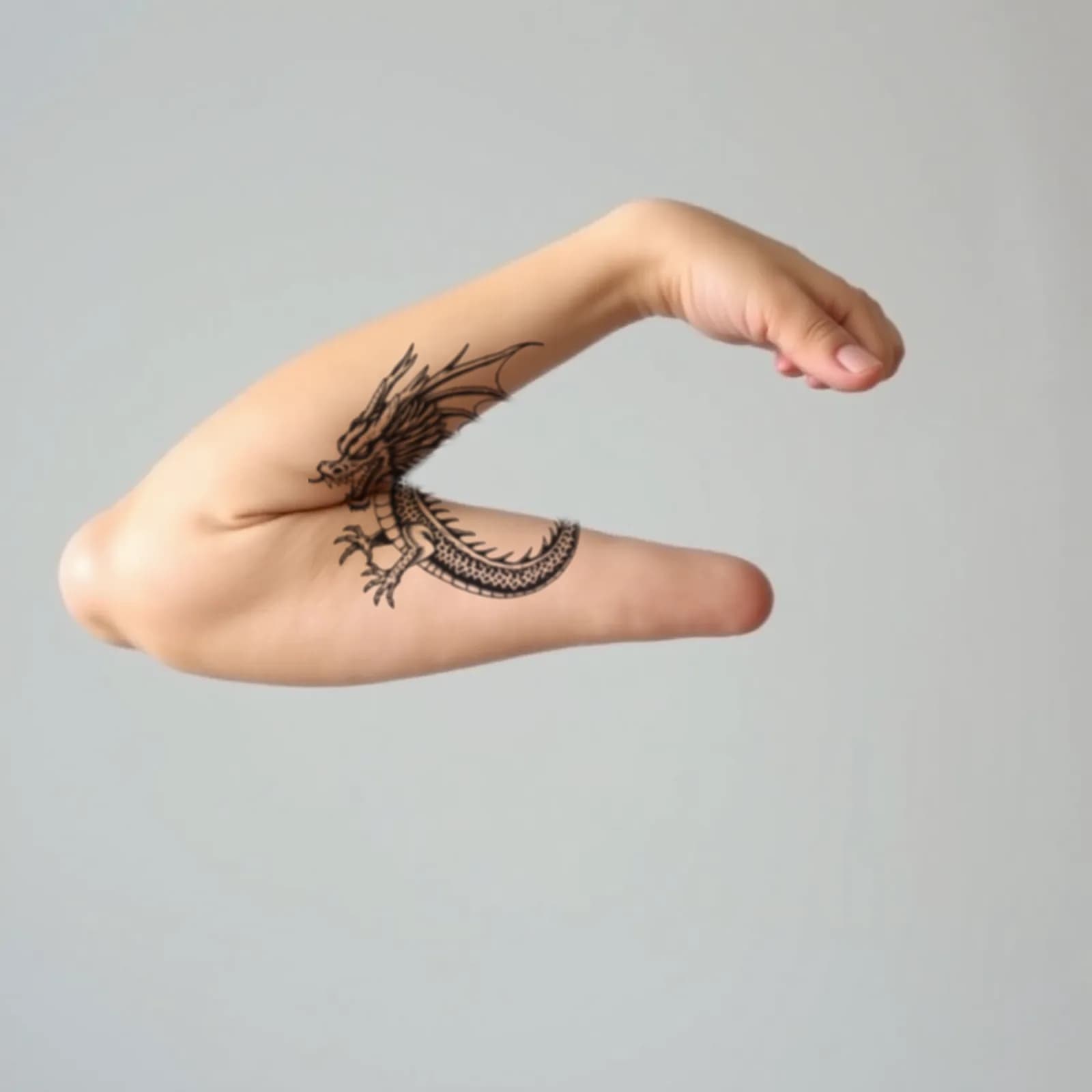 Dragon Armband tattoo shown on the bicep band