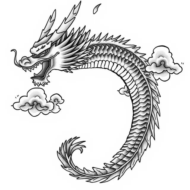 Dragon Full Leg Sleeve tattoo design